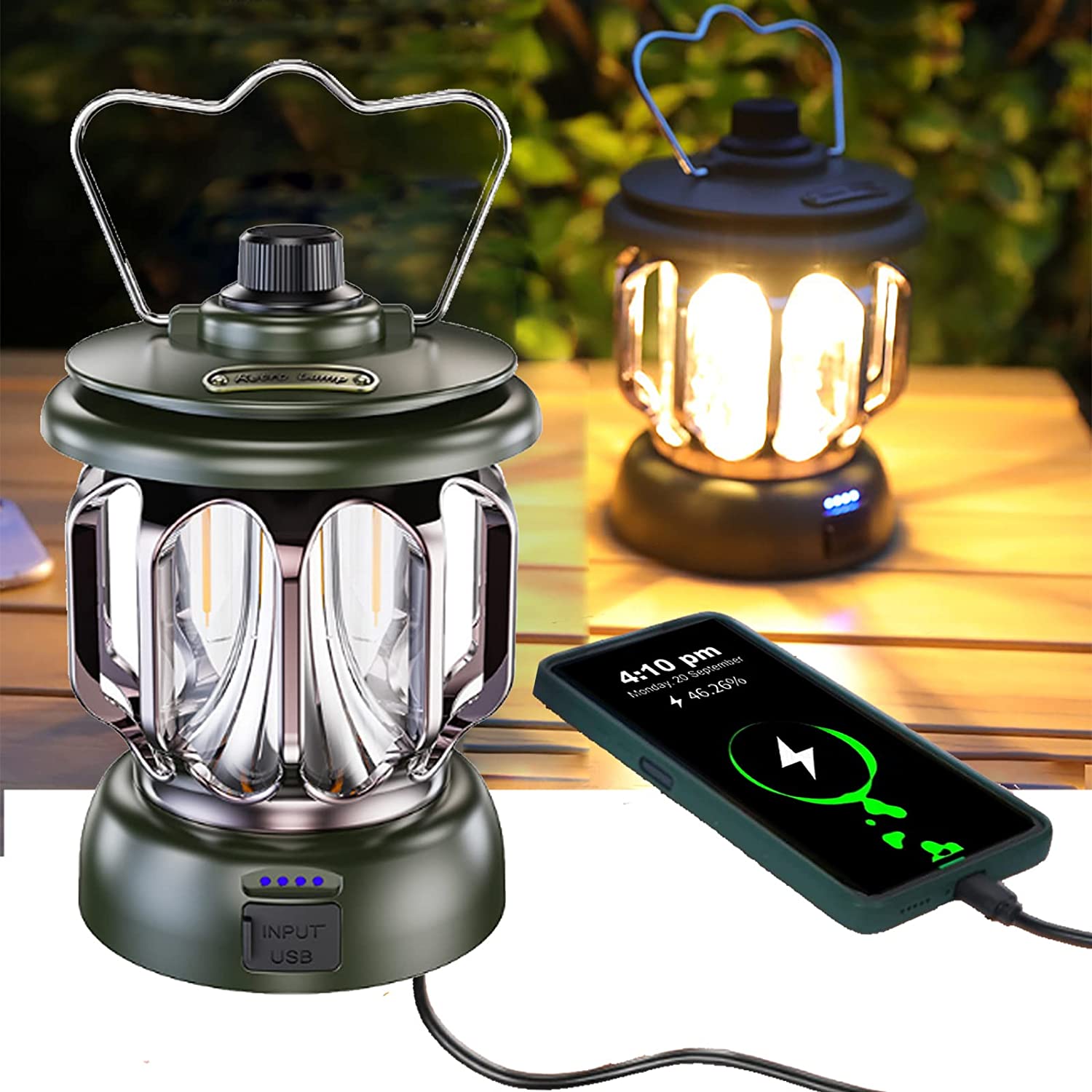 Características de una buena lampara de camping LED recargable