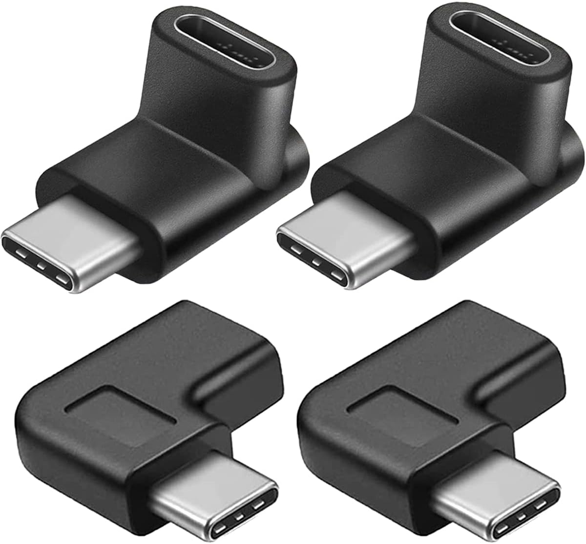 Adaptador USB-C Tipo-C Macho a Hembra de 90 Grados