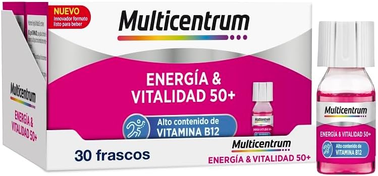 Vitamina B12 para la resaca: Multicentrum Energía & Vitalidad 50+