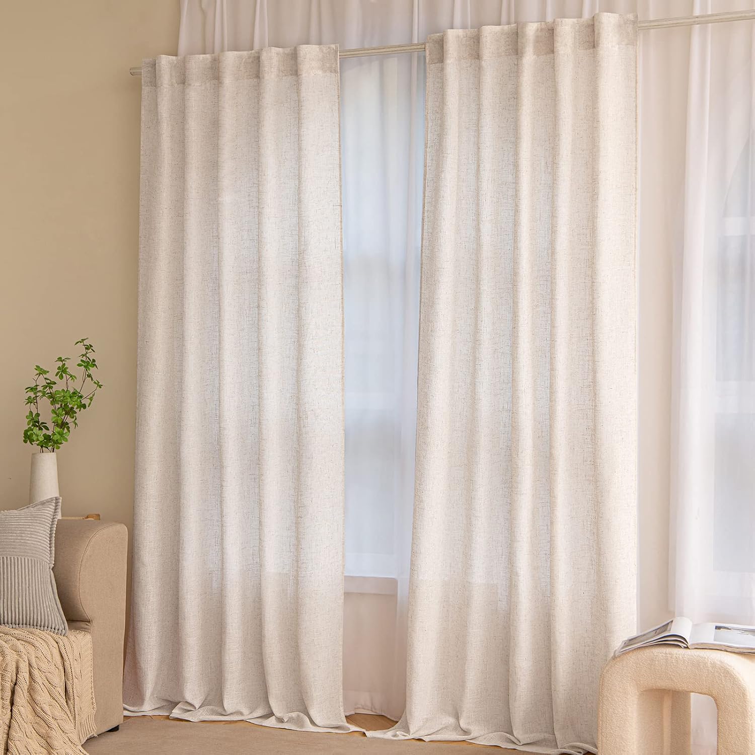 MIULEE-Juego-de-Cortinas-de-Lino